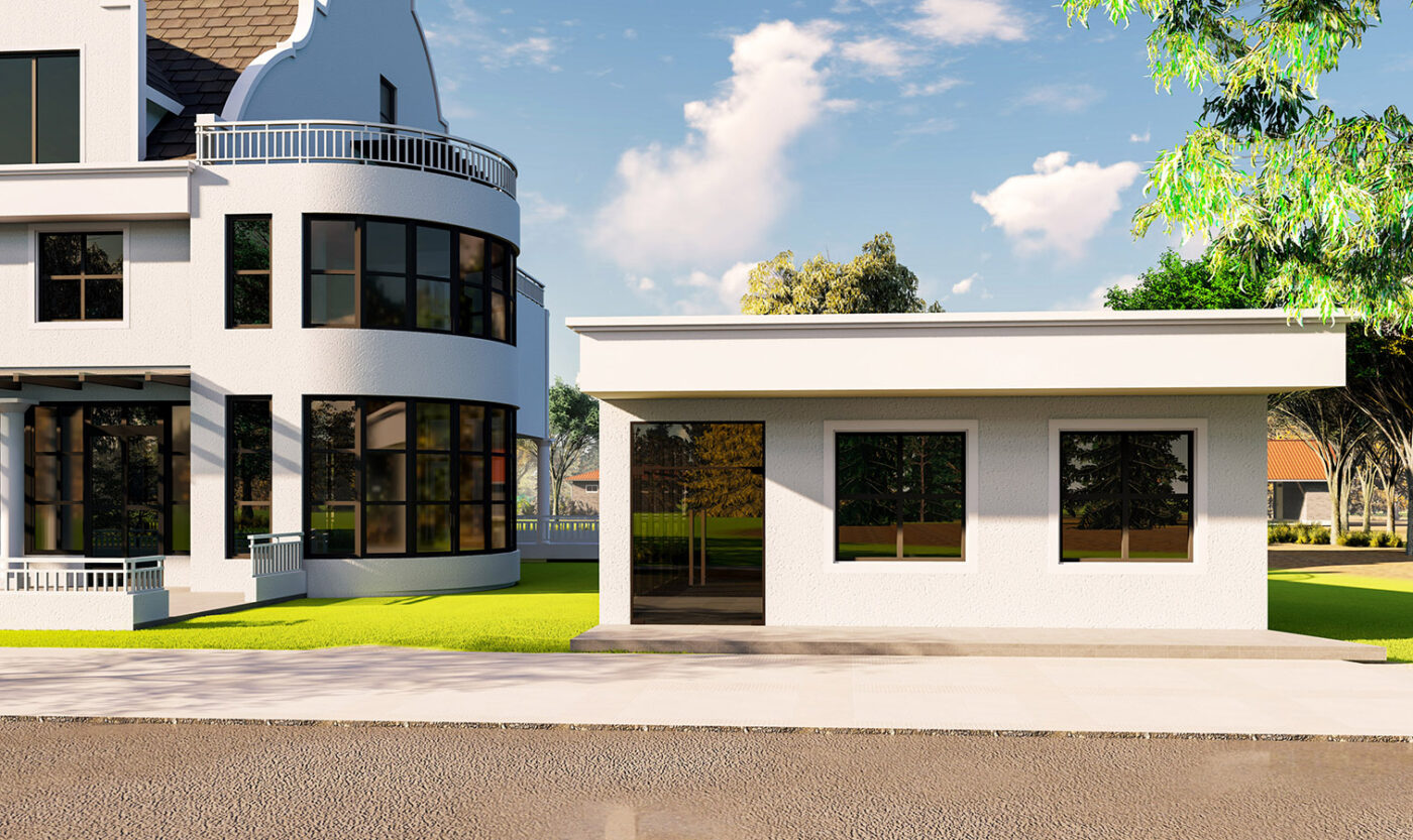 A render of Gire commercial complex in Karen, designed by Arcs Africa architects